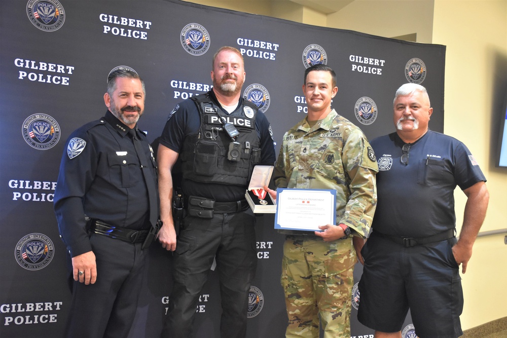 Phoenix Army recruiter recognized for lifesaving medical relief efforts