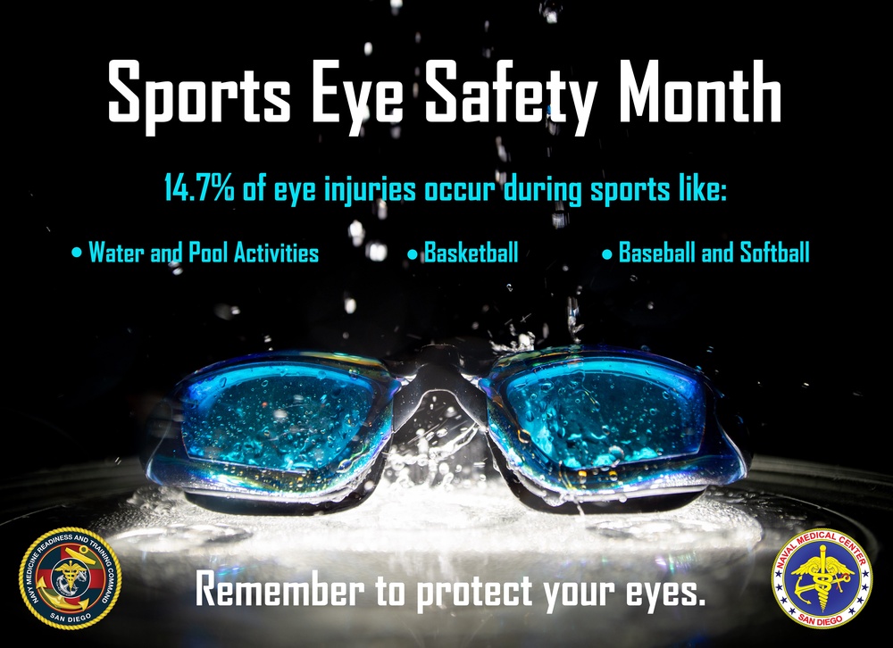 NMRTC San Diego’s Sports Eye Safety Month Graphic