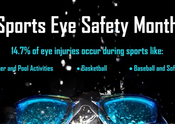 NMRTC San Diego’s Sports Eye Safety Month Graphic