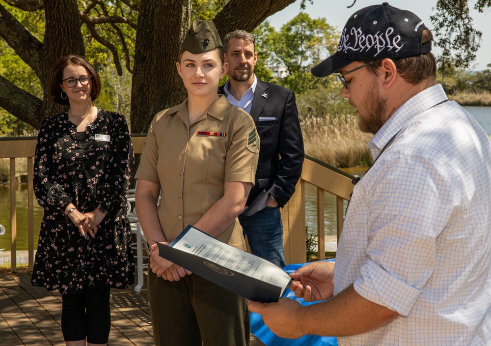 Havelock MAC honors the Service Person of the Quarter