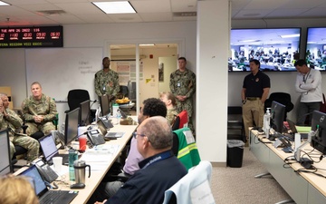 ARNORTH Commander, JTF-CS Commander Visit FEMA Region 8 HQ During Exercise VR 22