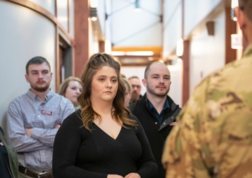 Community leaders from Gillette learn about the Wyoming Guard