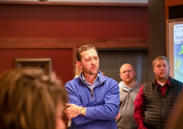 Community leaders from Gillette learn about the Wyoming Guard