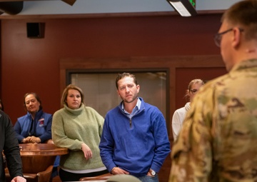 Community leaders from Gillette learn about the Wyoming Guard