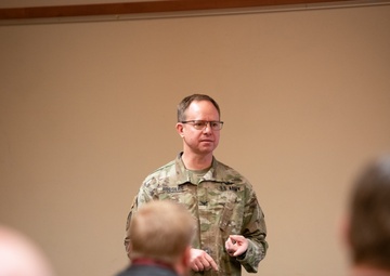 Community leaders from Gillette learn about the Wyoming Guard
