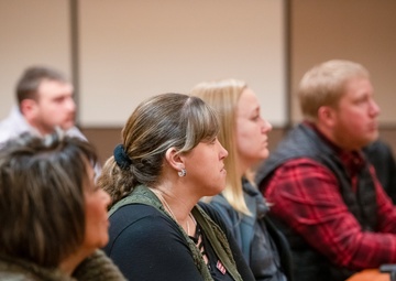 Community leaders from Gillette learn about the Wyoming Guard