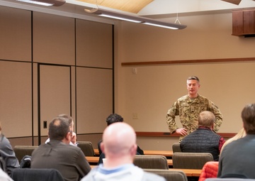 Community leaders from Gillette learn about the Wyoming Guard