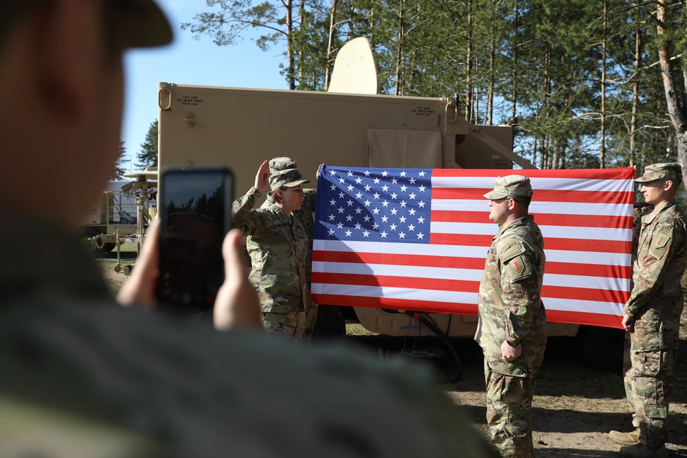 Sgt. Putnam’s Re-enlistment Ceremony