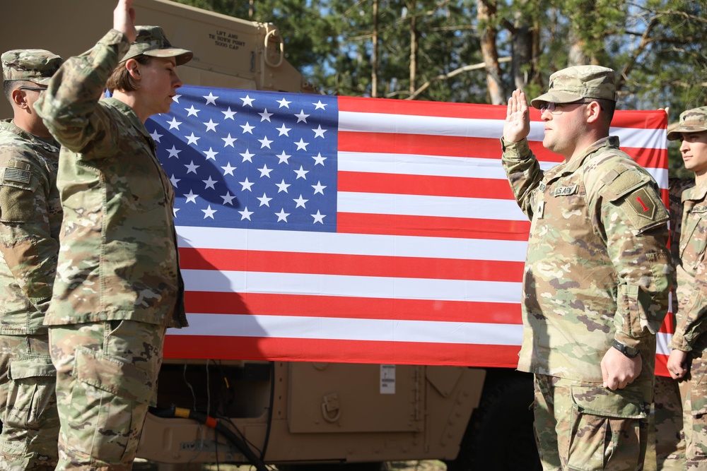 Sgt. Putnam’s Re-enlistment Ceremony