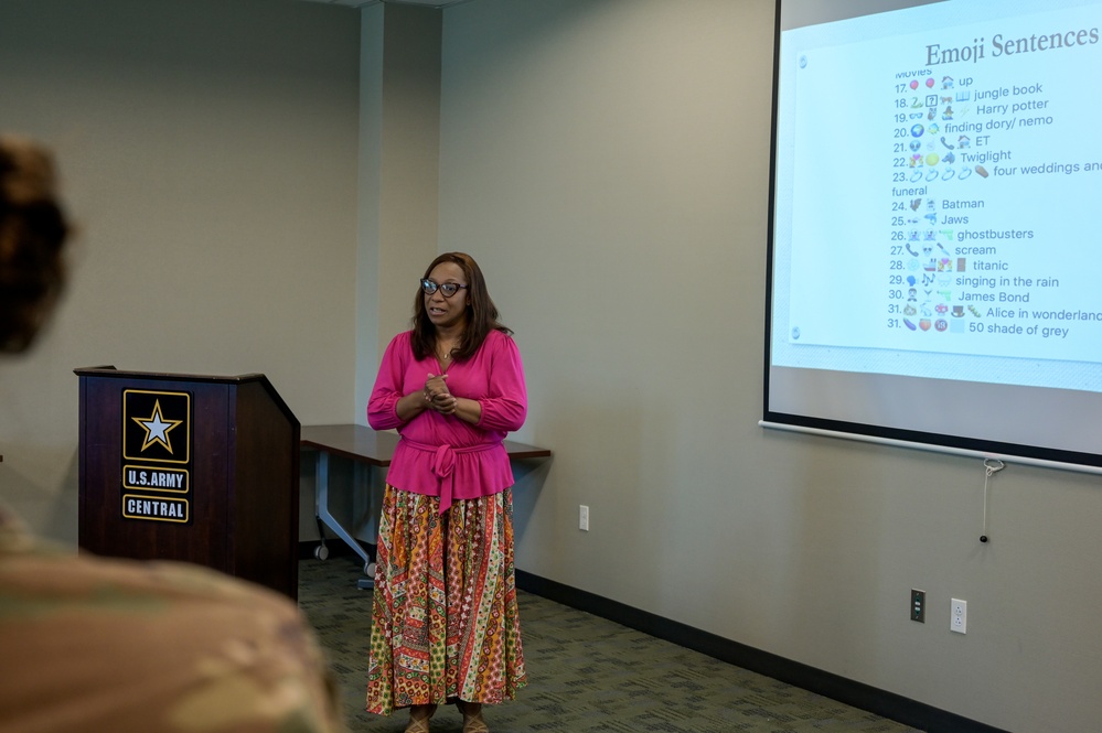 USARCENT Educates staff and Soldiers on How to Handle Digital Sexual Harassment