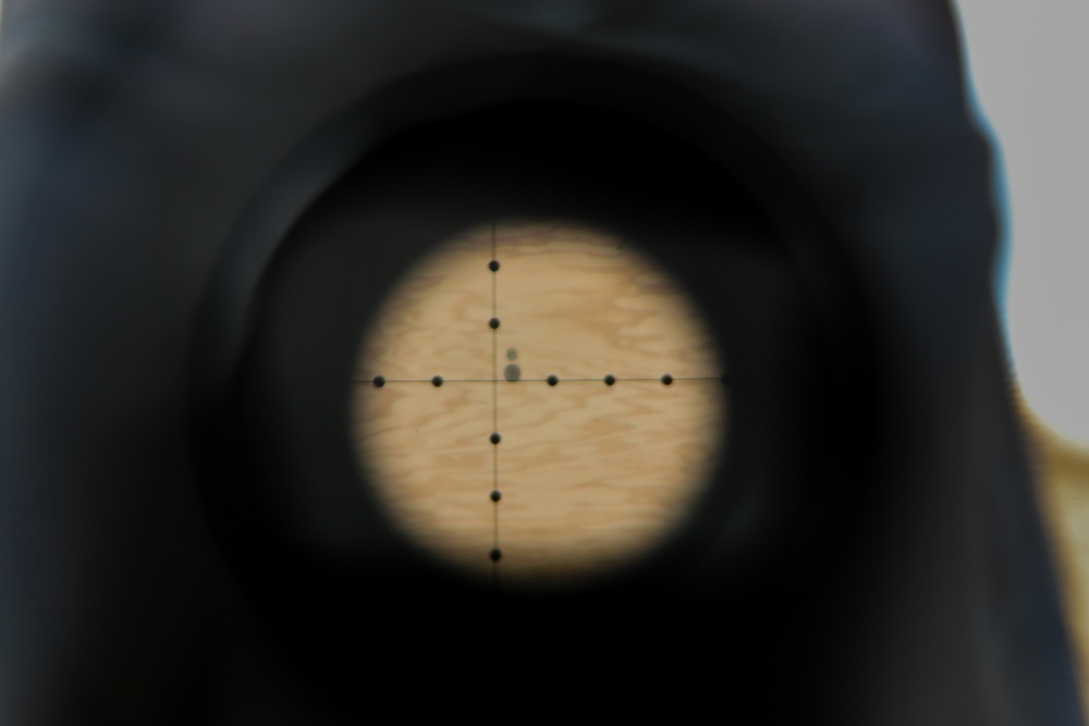 1-8th IN Snipers zero their Weapons