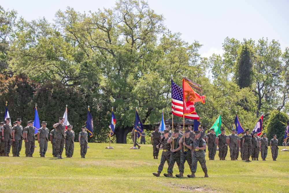 Combat Logistics Regiment 2 Relief and Appointment Ceremony