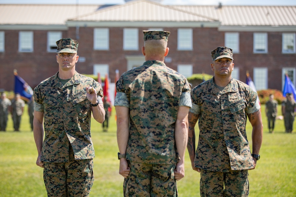 Combat Logistics Regiment 2 Relief and Appointment Ceremony