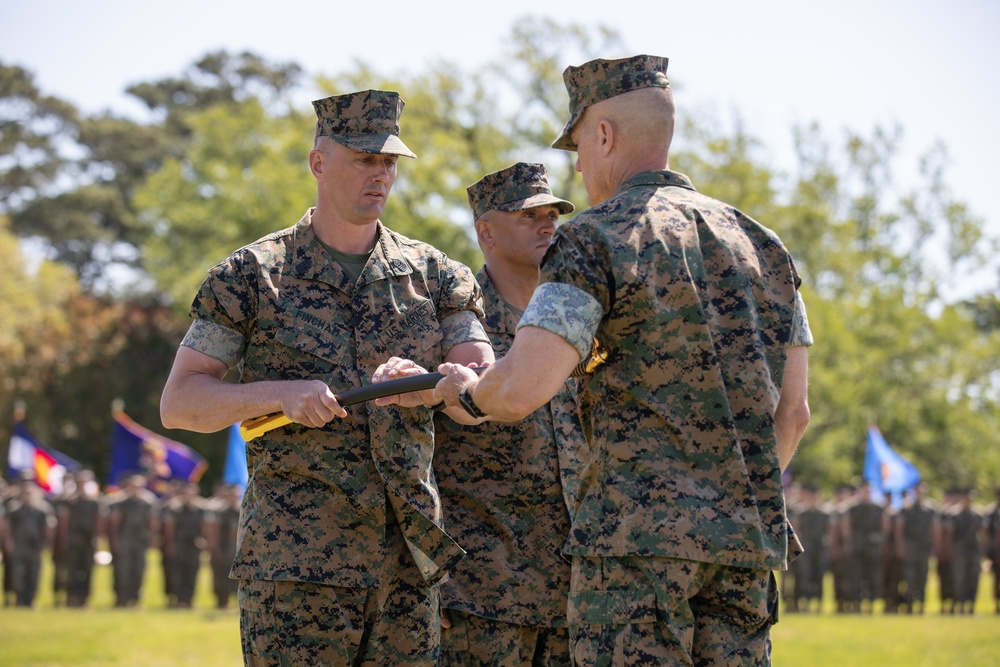 Combat Logistics Regiment 2 Relief and Appointment Ceremony