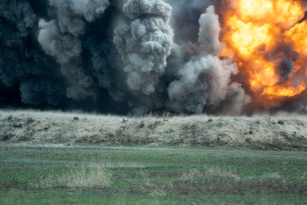 Archers Battalion conducts demolition range