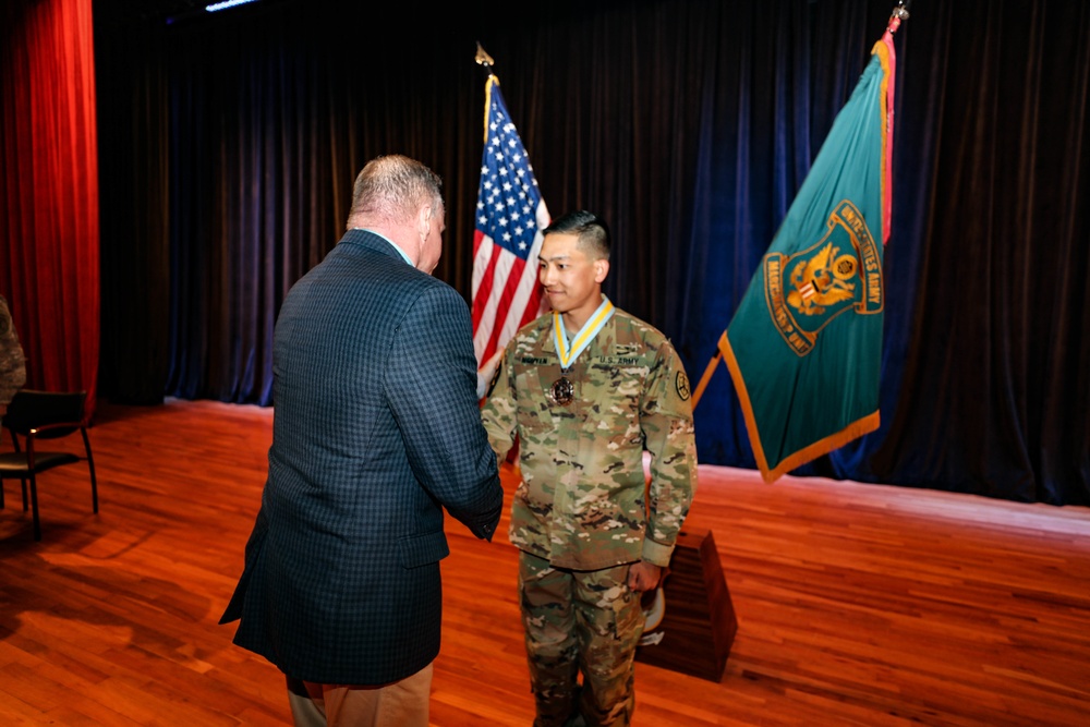 USAMU Soldier Receives Order of Saint Maurice
