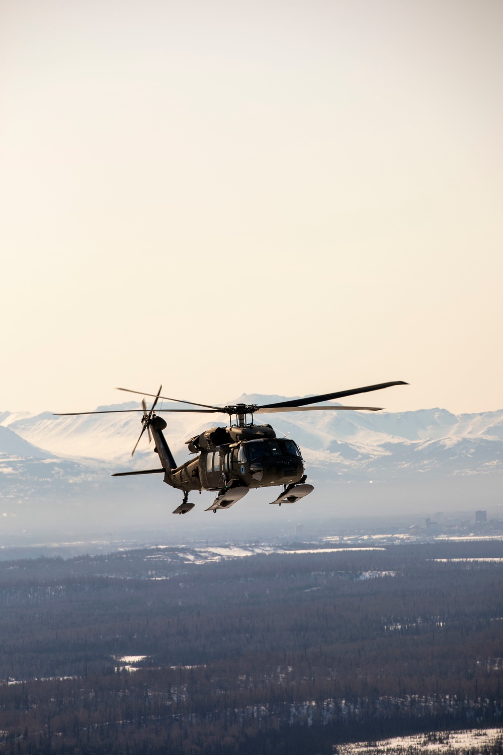 Alaska Army Guard aviators stage helicopters in Nome ahead of annual training