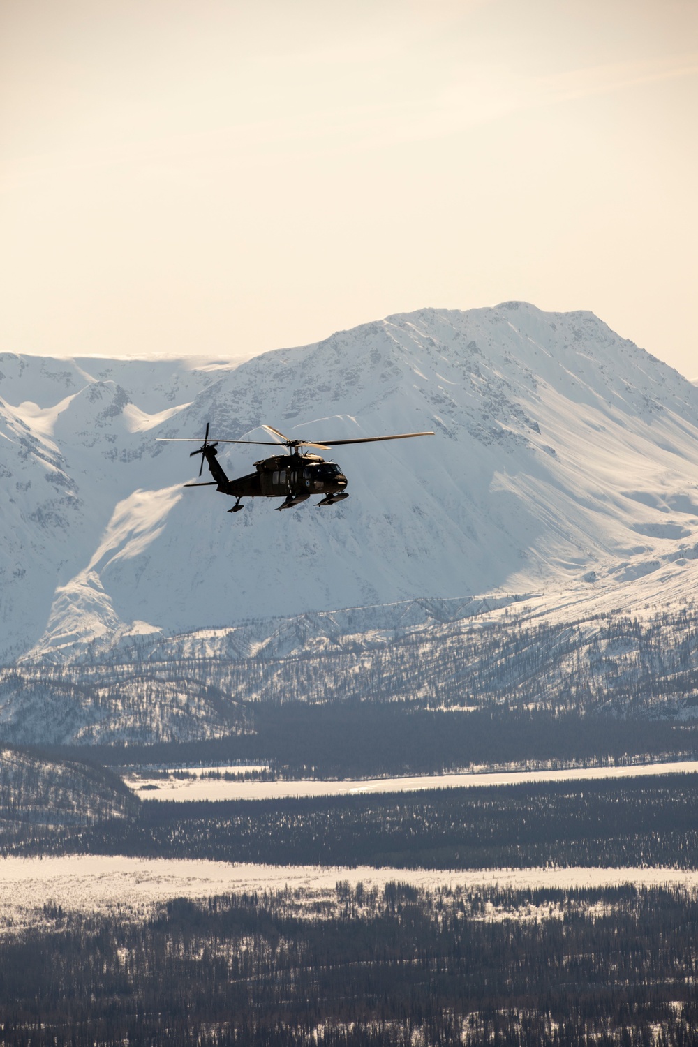 Alaska Army Guard aviators stage helicopters in Nome ahead of annual training