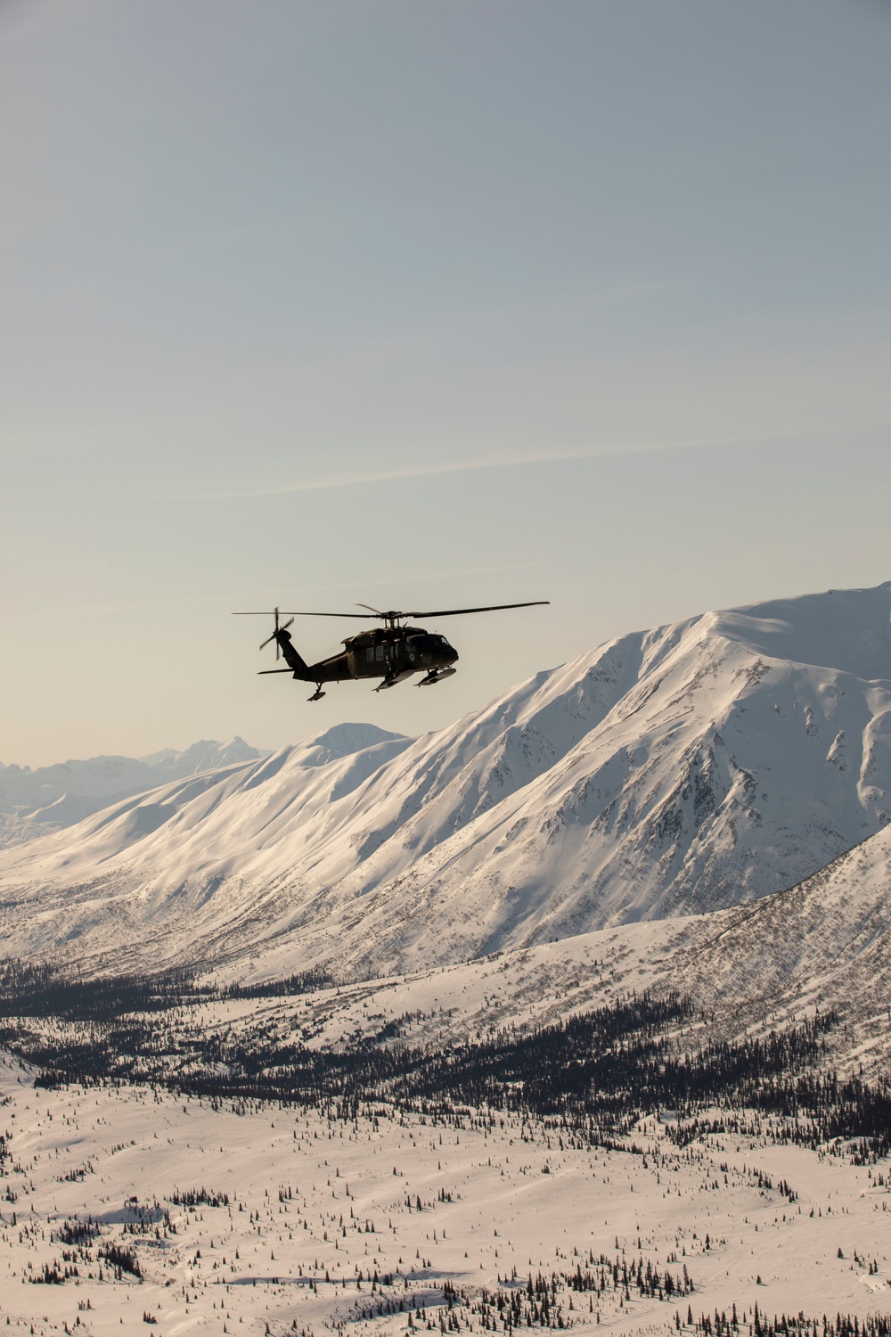 Alaska Army Guard aviators stage helicopters in Nome ahead of annual training