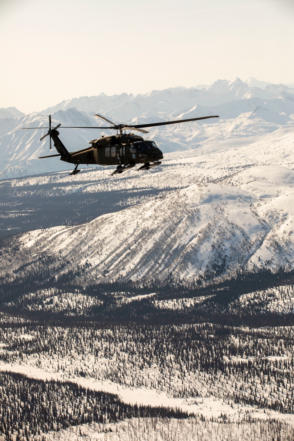 Alaska Army Guard aviators stage helicopters in Nome ahead of annual training