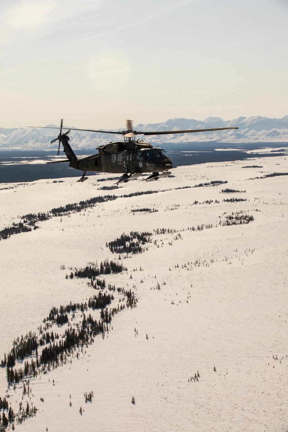 Alaska Army Guard aviators stage helicopters in Nome ahead of annual training