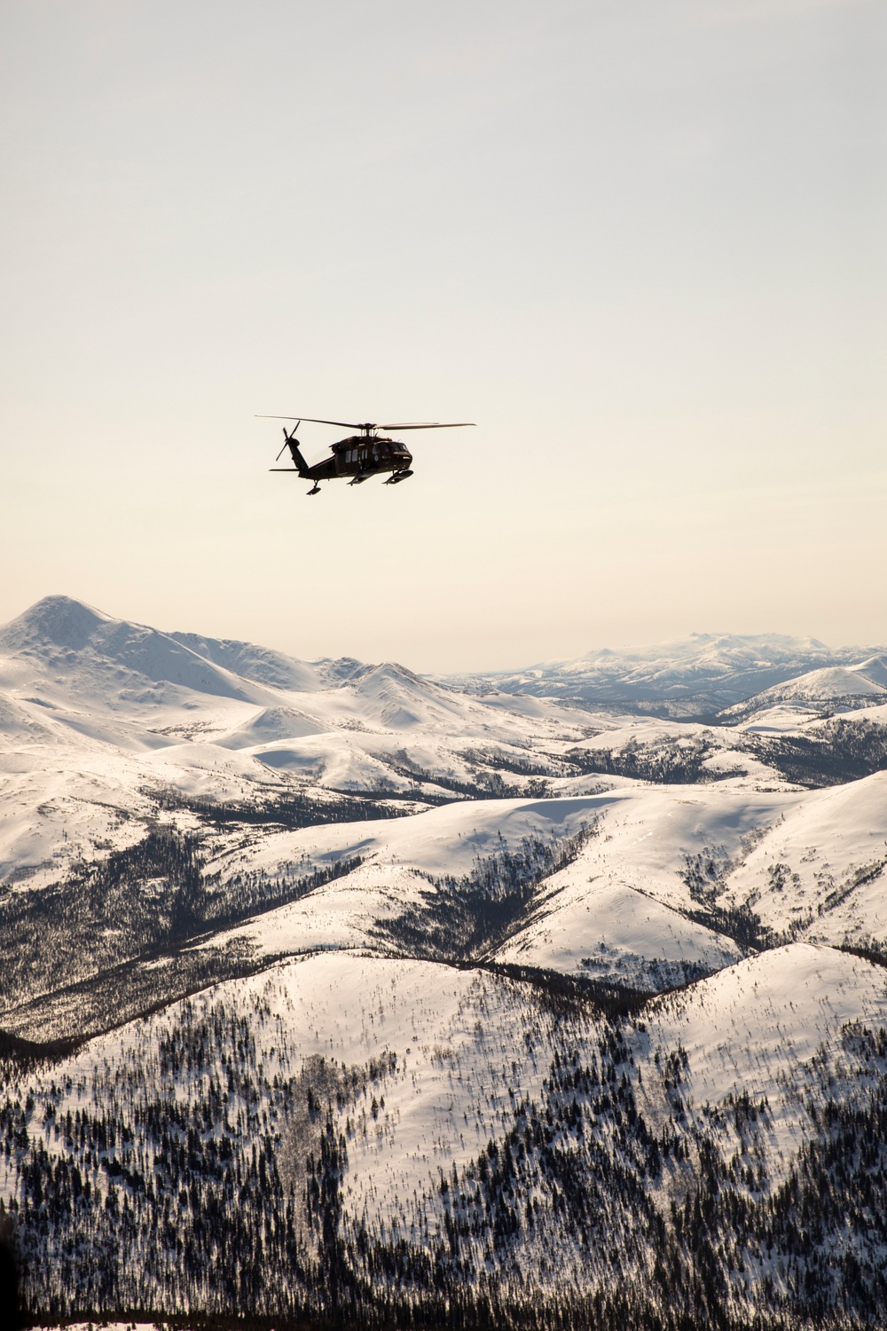 Alaska Army Guard aviators stage helicopters in Nome ahead of annual training