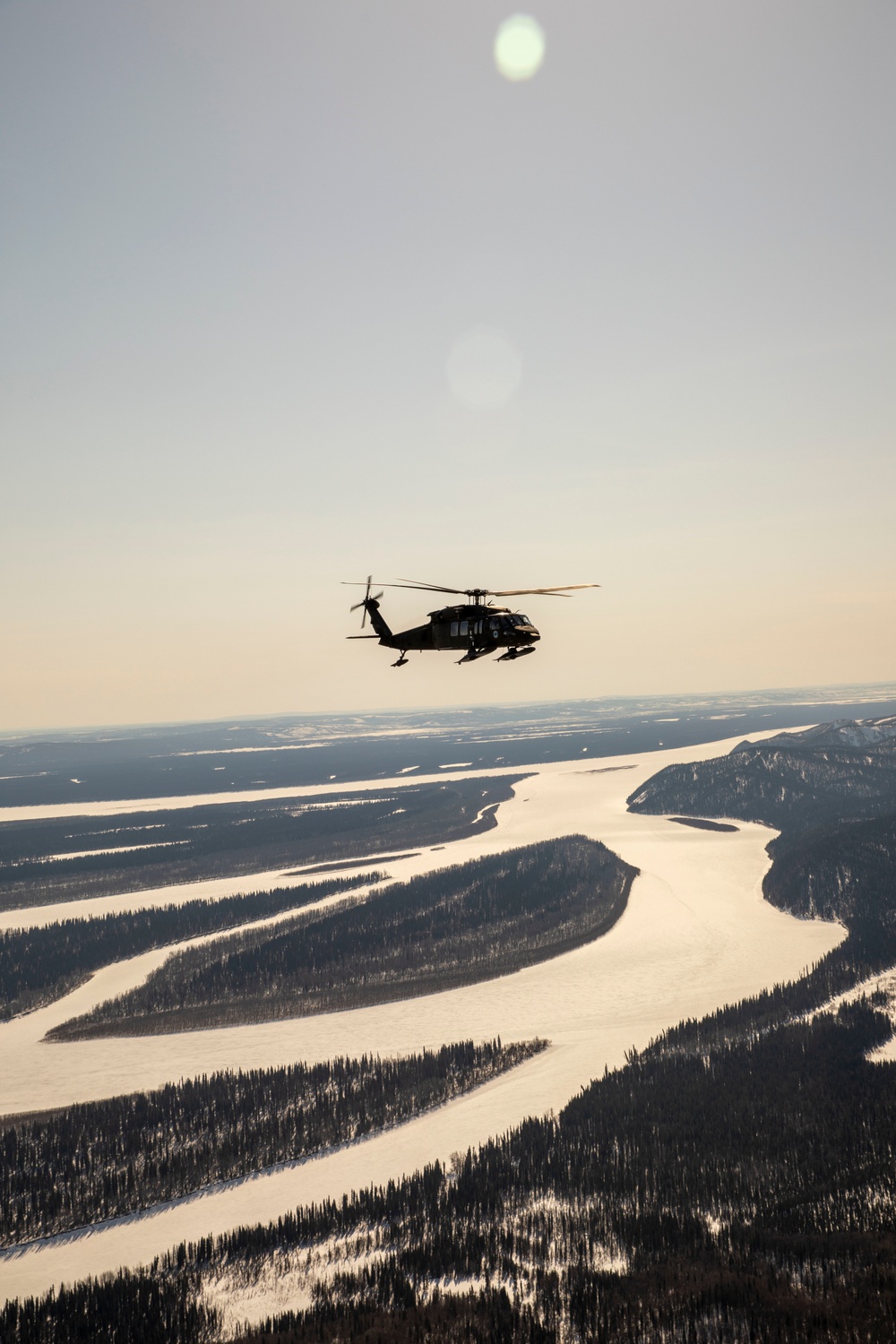 Alaska Army Guard aviators stage helicopters in Nome ahead of annual training