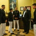 Secretary of the Navy motivates newly commissioned Marine Corps officers at mess night