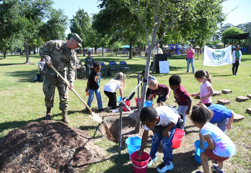 Keesler puts down roots for Arbor Day