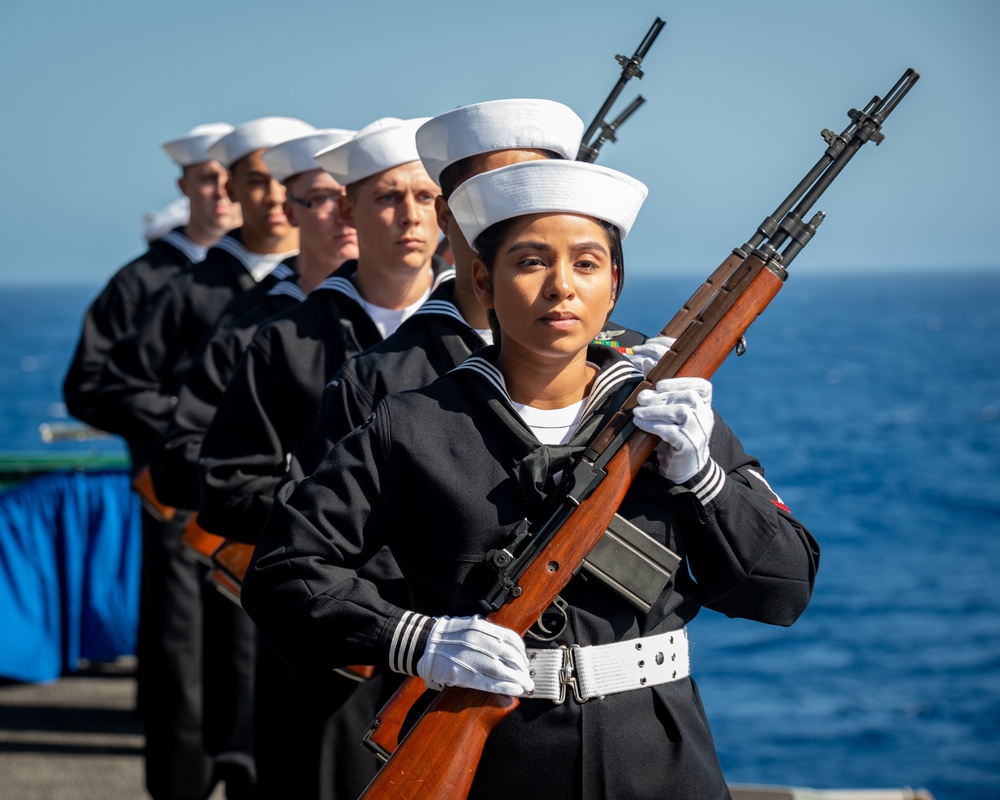 Burial at Sea Aboard USS Carl Vinson (CVN 70)