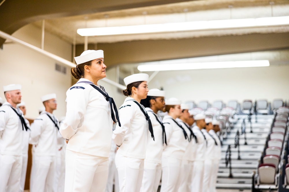 21st Dental Company Dress White Uniform Inspection