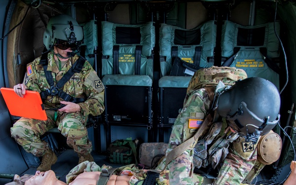Flight medic training at Fort Rucker Alabama
