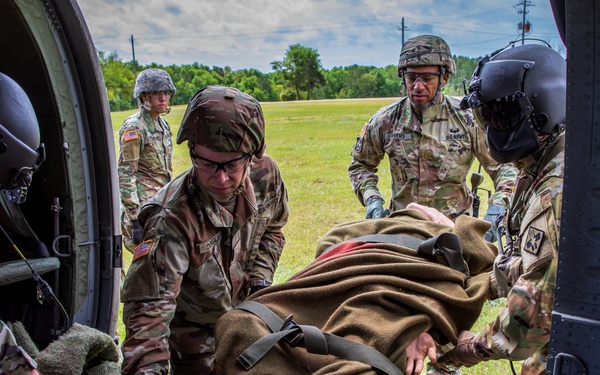 Flight medic training at Fort Rucker Alabama