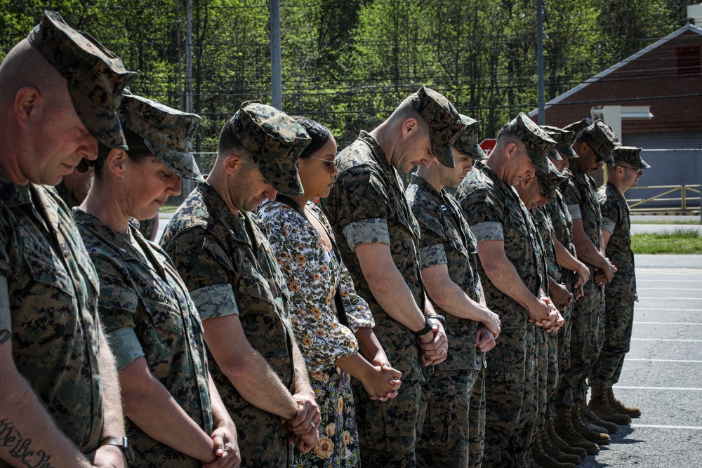 Alpha Company Change of Command Ceremony