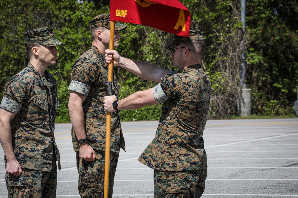 Alpha Company Change of Command Ceremony