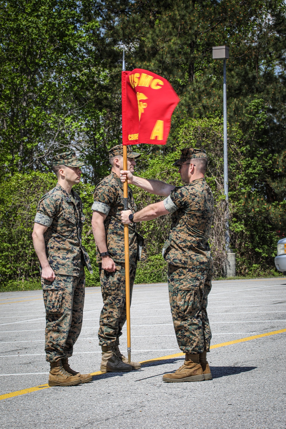 Alpha Company Change of Command Ceremony