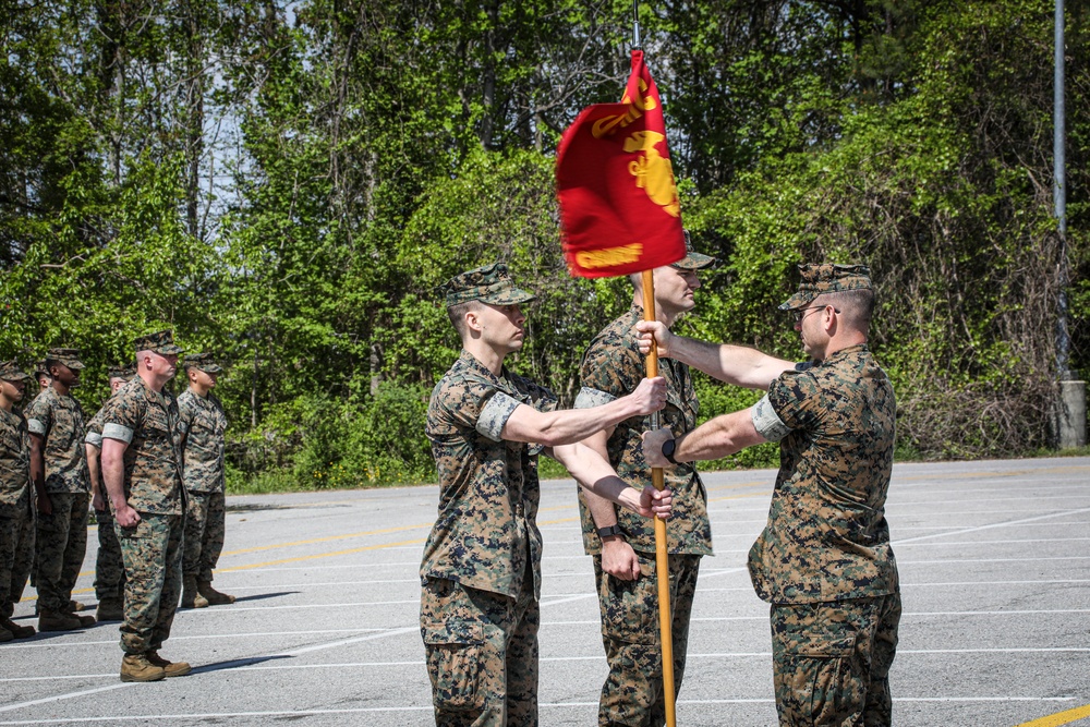 Alpha Company Change of Command Ceremony