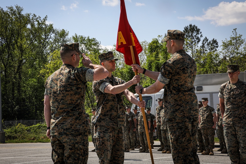 Alpha Company Change of Command Ceremony