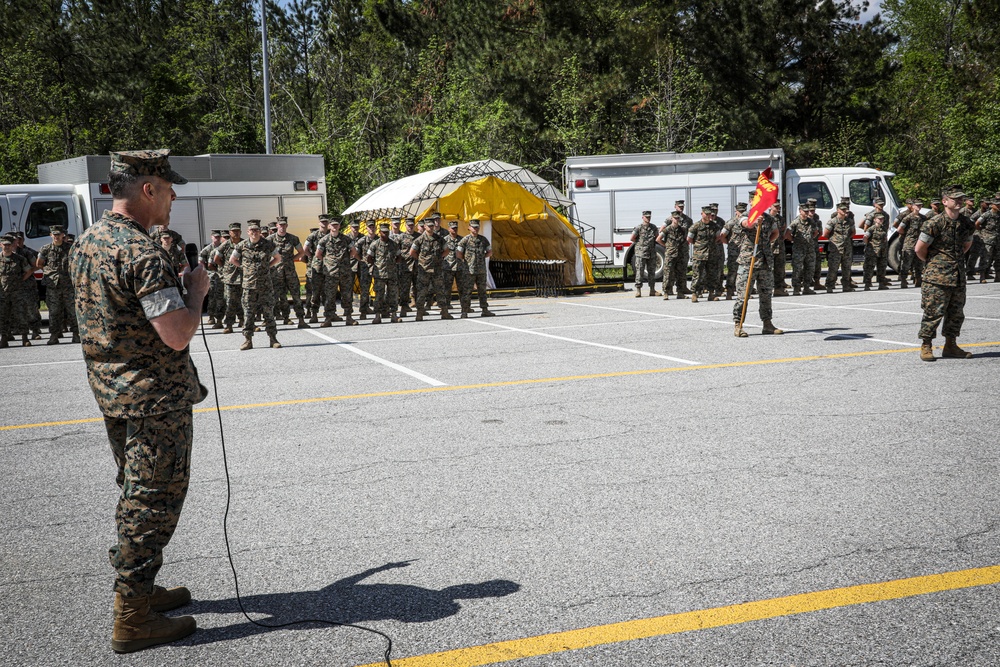 Alpha Company Change of Command Ceremony