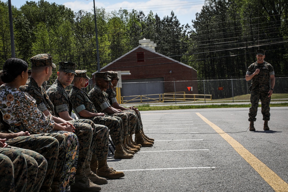 Alpha Company Change of Command Ceremony