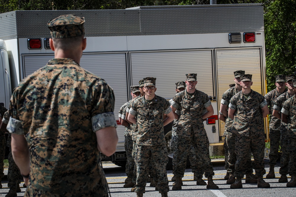 Alpha Company Change of Command Ceremony