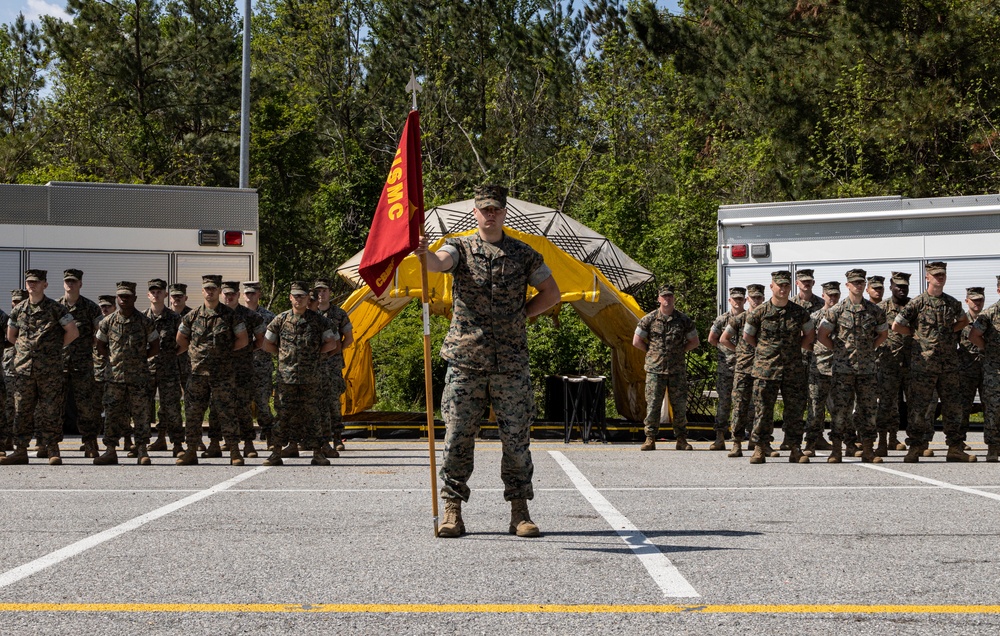 Alpha Company Change of Command Ceremony