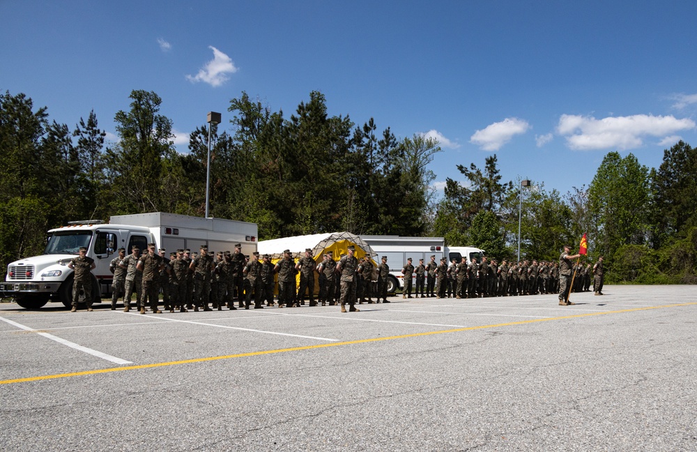 Alpha Company Change of Command Ceremony