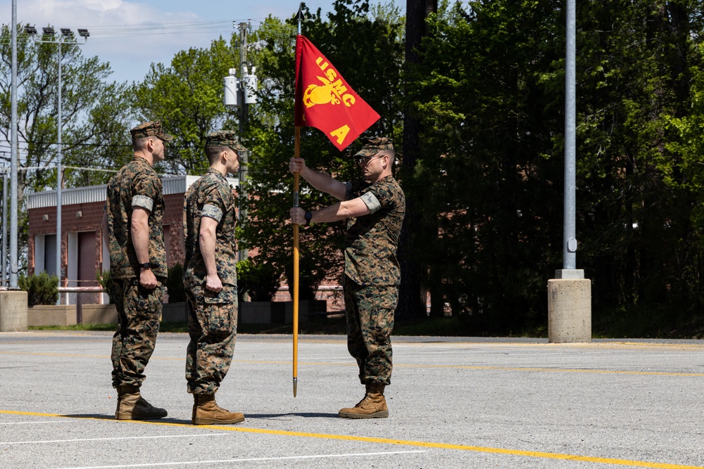 Alpha Company Change of Command Ceremony