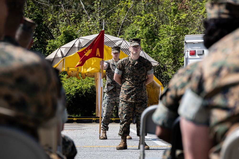 Alpha Company Change of Command Ceremony