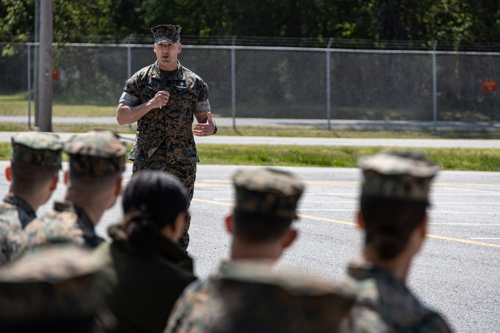 Alpha Company Change of Command Ceremony