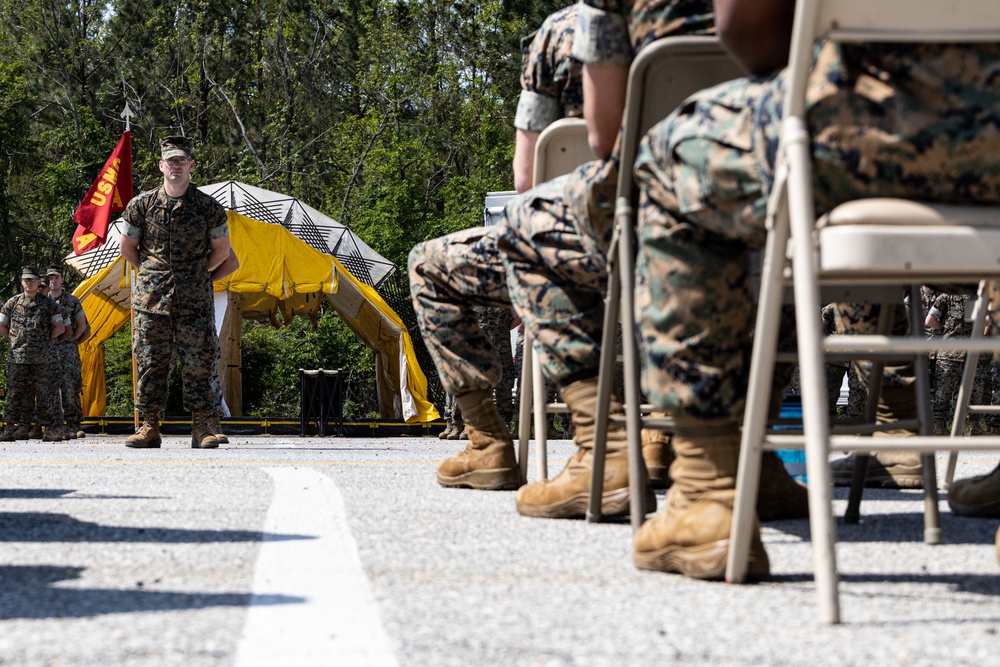 Alpha Company Change of Command Ceremony