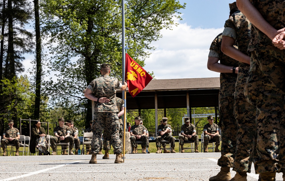 Alpha Company Change of Command Ceremony