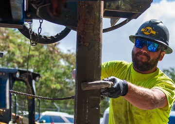 NAVFAC establishes groundwater monitoring wells