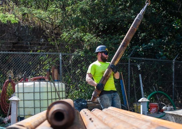 NAVFAC establishes groundwater monitoring wells